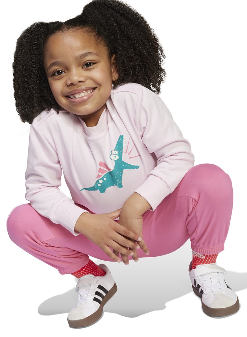 Adidas Kids Seasonal Essential Adiraptor Fleece Jogger Set  - Image 4