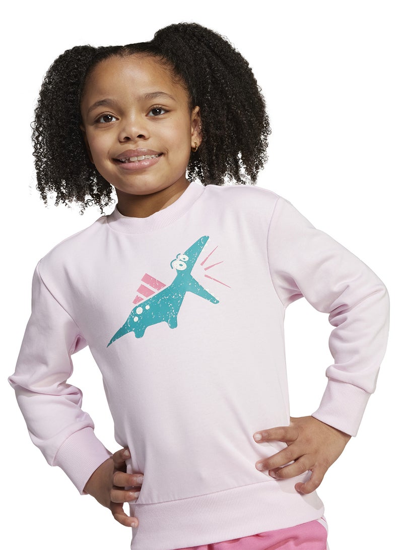 Adidas Kids Seasonal Essential Adiraptor Fleece Jogger Set  - Image 3