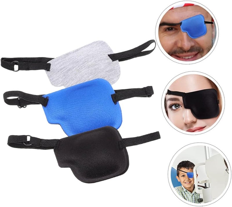 6Pcs Black Eye Patches for Amblyopia Strabismus Recovery Comfortable Wear Resistant Design for Adults - Image 3