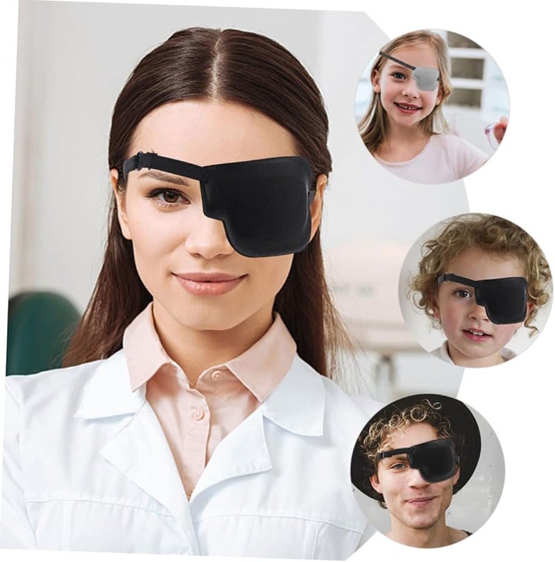 6Pcs Black Eye Patches for Amblyopia Strabismus Recovery Comfortable Wear Resistant Design for Adults - Image 5