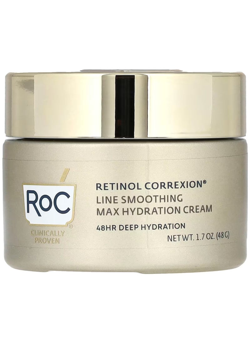RoC - Retinol Correxion Max Hydration Cream Hyaluronic Acid  1.7 oz(48g) - Image 1