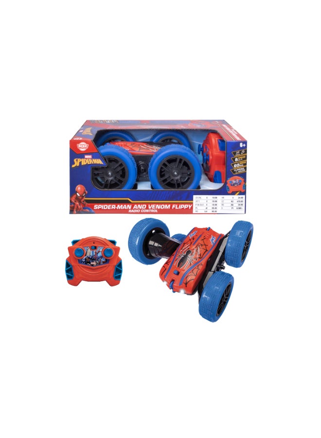 Dickie RC Spider-Man and Venom Flippy - Image 1