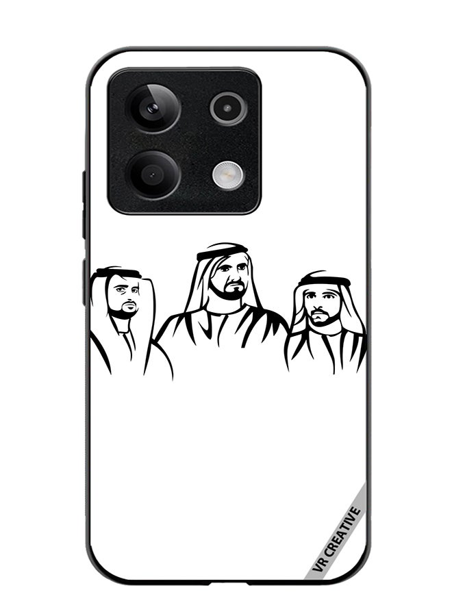 VR CREATIVE Protective Case Cover For Xiaomi Poco X6 Sheikh Mohammed Bin Rashid Al Maktoum Design Multicolour - Image 1
