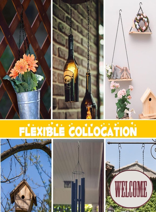 TAORISH 6 Pack 9.5 Inch Hanging Chain for Bird Feeders, Planters, Lanterns, Wind Chimes, Billboards, Chalkboards and Ornaments (Black) - Image 4