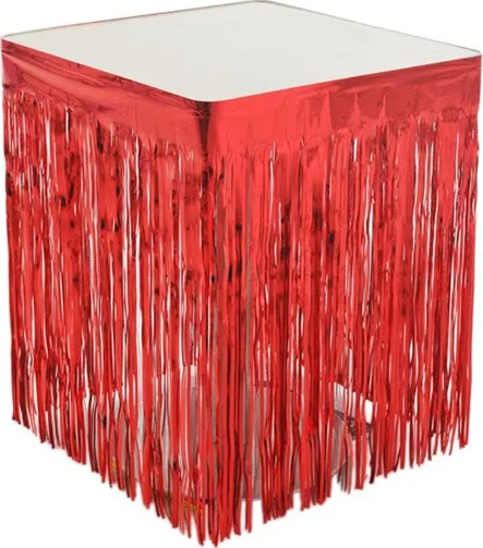 Elite Time Table Side Skirt and Background Metalized Red P1-100 -