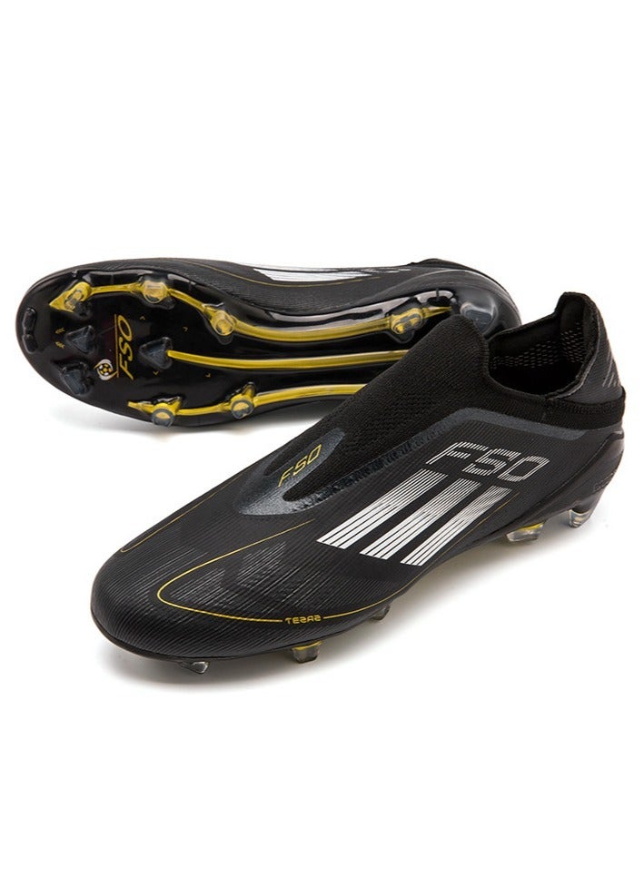 SKT Shiketro Laceless Football Shoes For Men And Women, Youth, Broken Nails, Long Nails, Competition Training Shoes, Portable And Non-Slip Outdoor Sports Shoes - Image 1