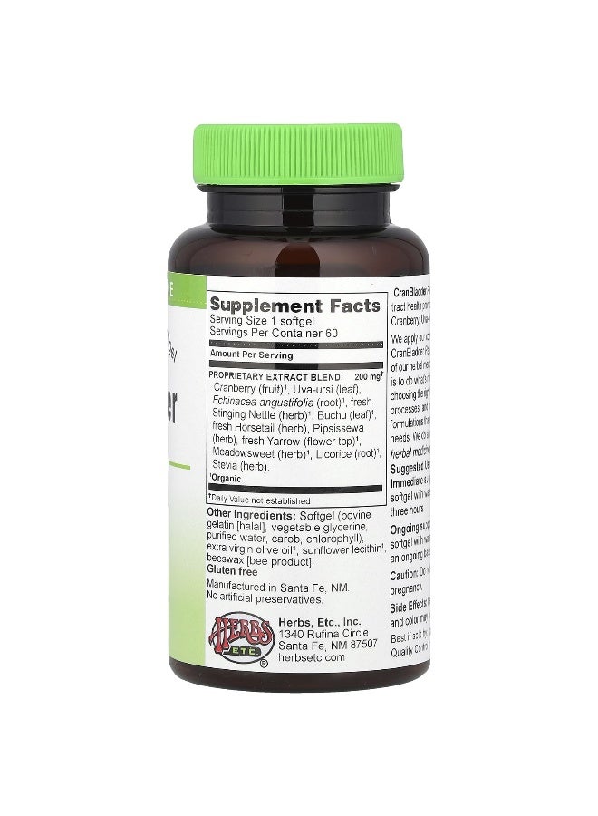 Herbs Etc., CranBladder ReLeaf®, 60 Softgels (Packaging may vary) - Image 2