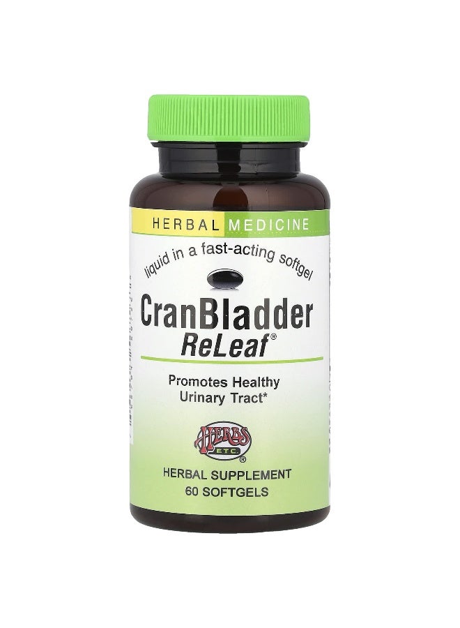 Herbs Etc., CranBladder ReLeaf®, 60 Softgels (Packaging may vary) - Image 1