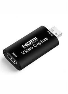 ESSAGER 4K HDMI Video Capture Card, HDMI to USB 3.0 Record Capture Device, 1080P 60FPS Record Capture Device Adapter, HD HDMI Video Capture Card Hdmi to USB Capture Card 1080p Game Live Video Recording OBS  - Image 1