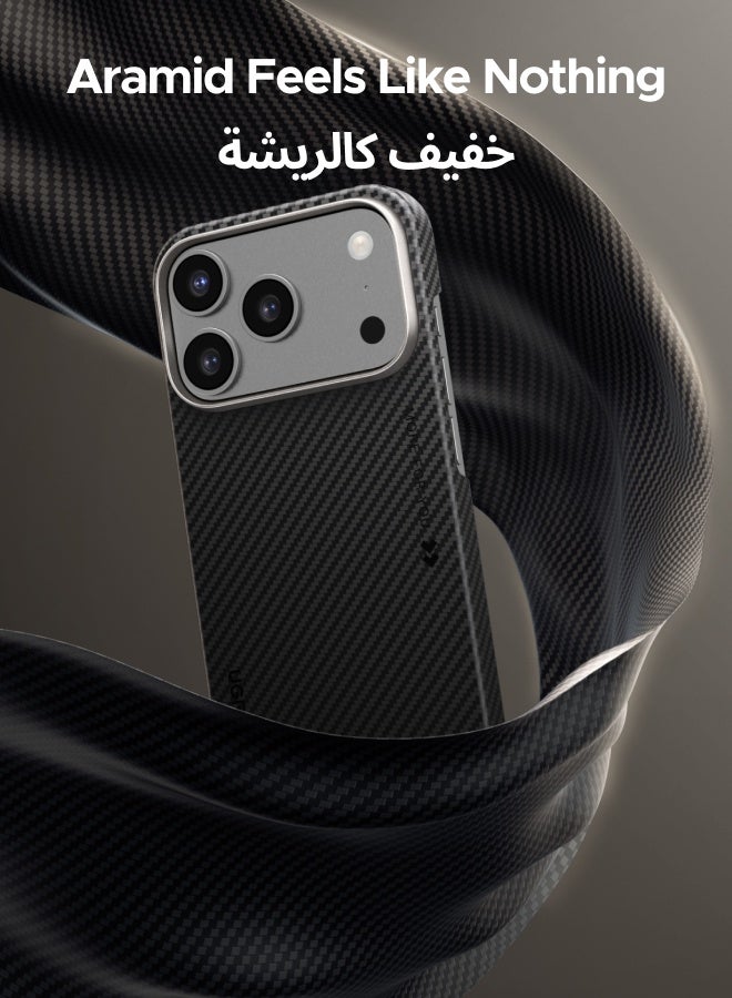 Ugreen Aramid Fiber for iPhone 17 Pro Max Case, Compatible with MagSafe, Military Grade Protective Case, Slim And Light iPhone 17 Pro Max Cover, Case-Less Touch Feeling, 600D Aramid Fiber Woven Case - - Image 5