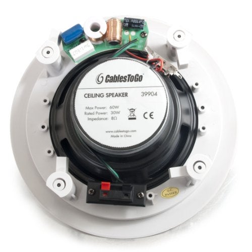 C2G 0.5ft (0.15m) Ceiling Speaker - White - Image 3