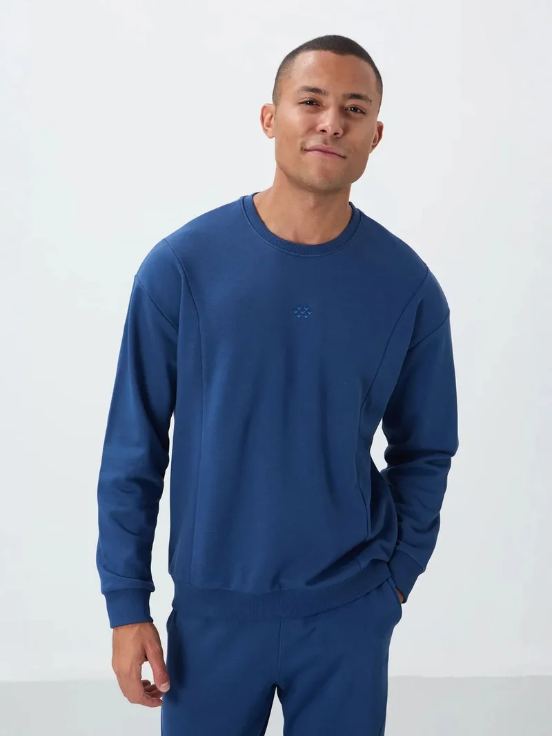 تومي لايف TOMMY Men's Cotton-Polyester Fleece Sweatshirt And Pants Set