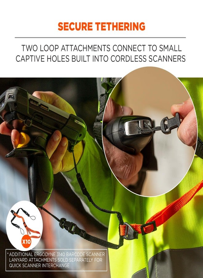 Ergodyne Squids 3142 Padded Shoulder Barcode Scanner Harness with Attachment Lanyard for Mobile Computers - Image 5