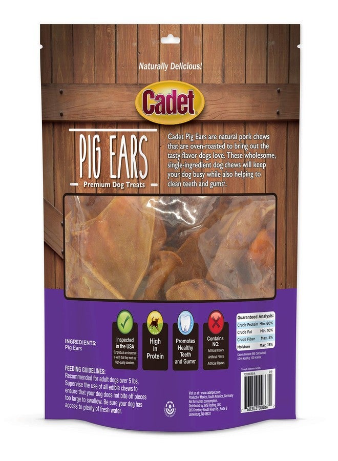 Cadet Natural Pig Ears for Dogs, Long Lasting & Natural Chew Treats for Dogs, 12 Count - Image 5