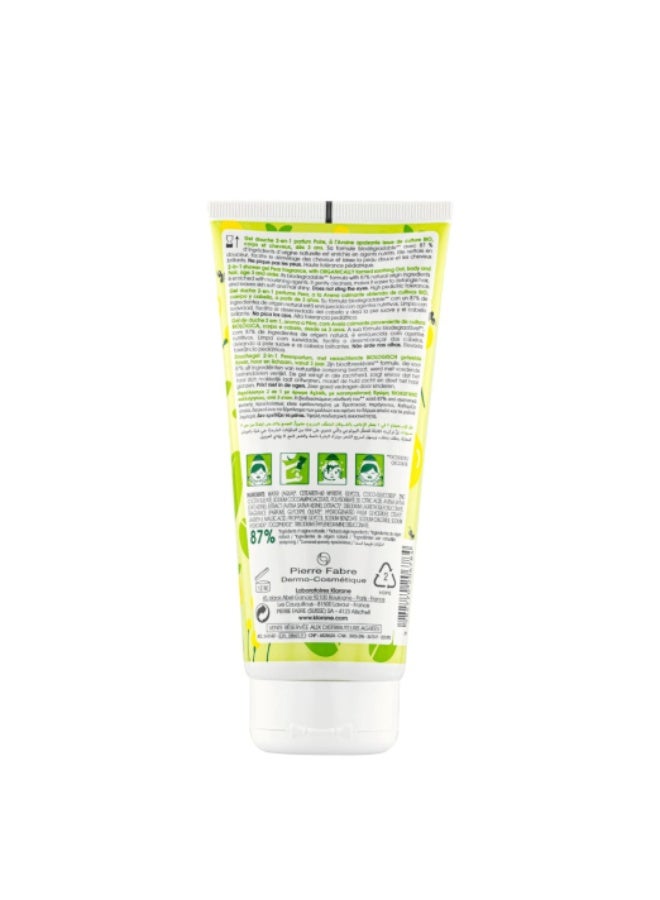 Klorane Junior 2-in-1 Shower Gel Pear 200ml - Image 2
