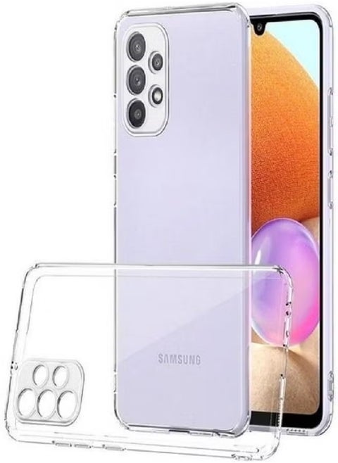 Samsung Galaxy A32 4G Case Soft Flexible TPU Shockproof Transparent Rubber Back Cover Compatible for Samsung Galaxy A32