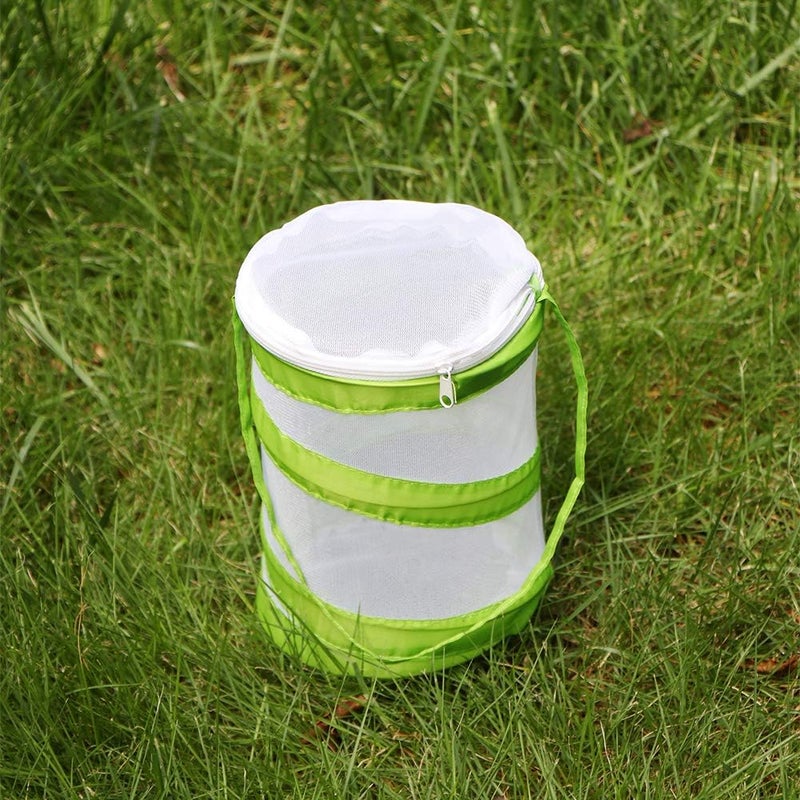 RESTCLOUD 2-Pack Mini Butterfly Habitat, Insect Mesh Cage, Bug Terrarium Pop Up 5.5" x 7" Tall (Pack of 2) - Image 2