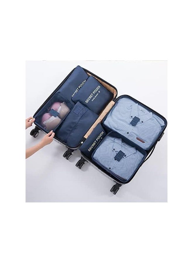 Travel Bags And Trip Organizer - 6 Pieces - Image 1
