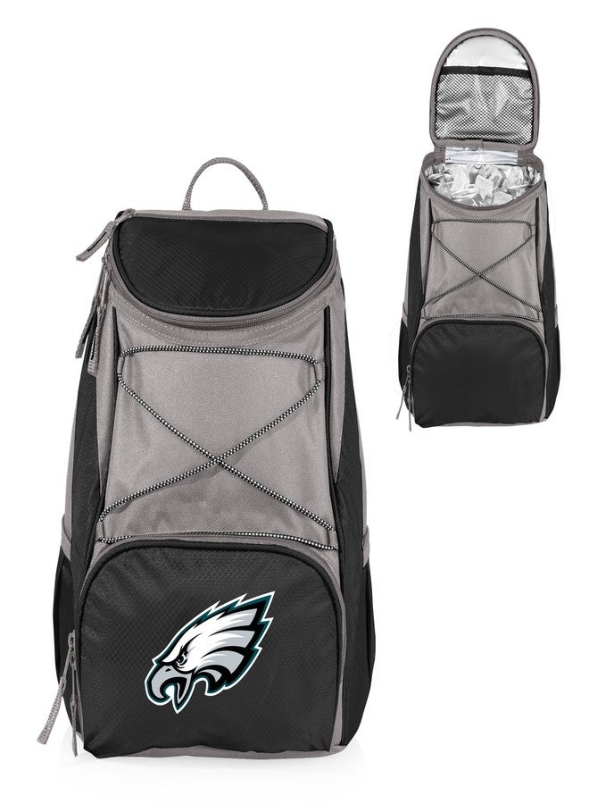 Picnic Time Black Philadelphia Eagles PTX Backpack Cooler - Image 3