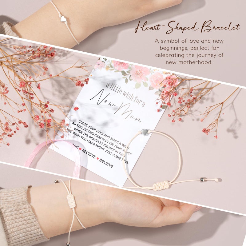 Suhctuptx New Mom Gifts for Women, 7pcs Pregnancy Gifts for Expecting Mom, Mother to be After Birth, First Time Care Package After Baby, Congrats on Postpartum Present with 16 oz Mama Glass Cup - Image 4