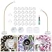 DEYIXUN Gold Balloon Arch Stand Kit 93ft 6ft Free Bending Soft Balloon Flower Backdrop Stands Set with Water Base for Birthday Party Decorations Baby Shower Wedding Graduation Balloons Decor - Image 3