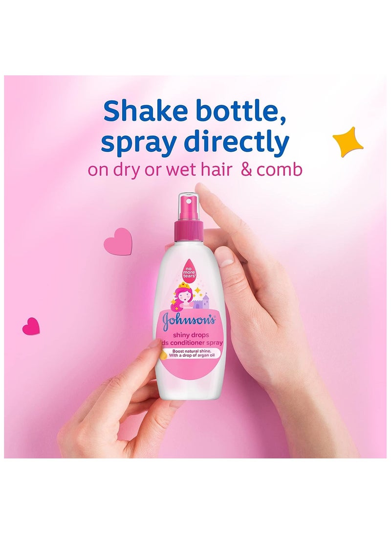 Johnson's Shiny Drops Kids Conditioner 200 ML - Image 3