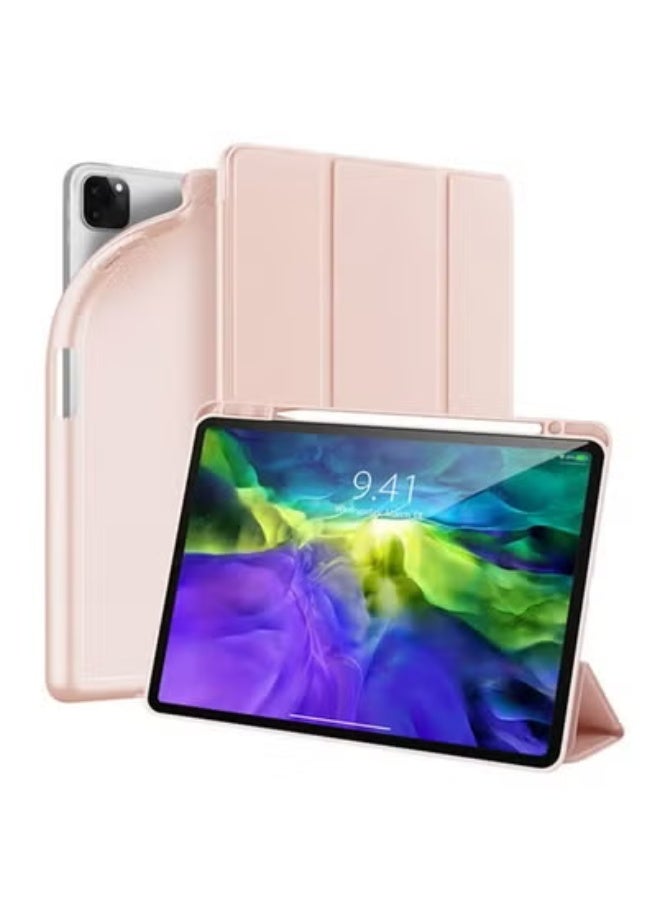 TIGER Slim Protective Case Cover for Apple iPad Pro 12.9-Inch 2020 – Elegant Pink | Lightweight Shockproof Shell with Anti-Scratch Surface | Full Body Protection with Precise Cutouts for Camera, Buttons & Ports | Ideal for Daily Use, Office, Travel & School - Image 1