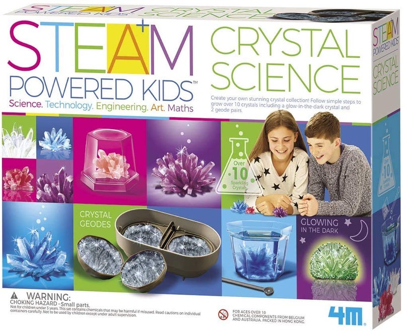 4M Deluxe Crystal Growing Combo Steam Science Kit from STEAM Powered Kids, For Boys & Girls Ages 10+ - Image 1