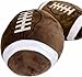 GiftExpress 2Pack Football Plush Pillow 12 Soft Stuffed Throw Cushion with Embroidered Laces BrownWhite FootballShaped Dcor for Game Day Kids Rooms Couch Man Cave - Image 2