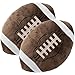 GiftExpress 2Pack Football Plush Pillow 12 Soft Stuffed Throw Cushion with Embroidered Laces BrownWhite FootballShaped Dcor for Game Day Kids Rooms Couch Man Cave - Image 4