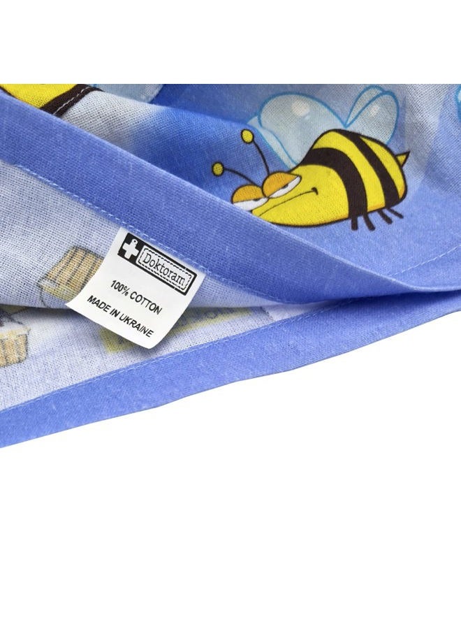 DOKTORAM Skull Cap Honeybee Head Color Funny Prints Unisex Working hat with Sweatband - Image 5