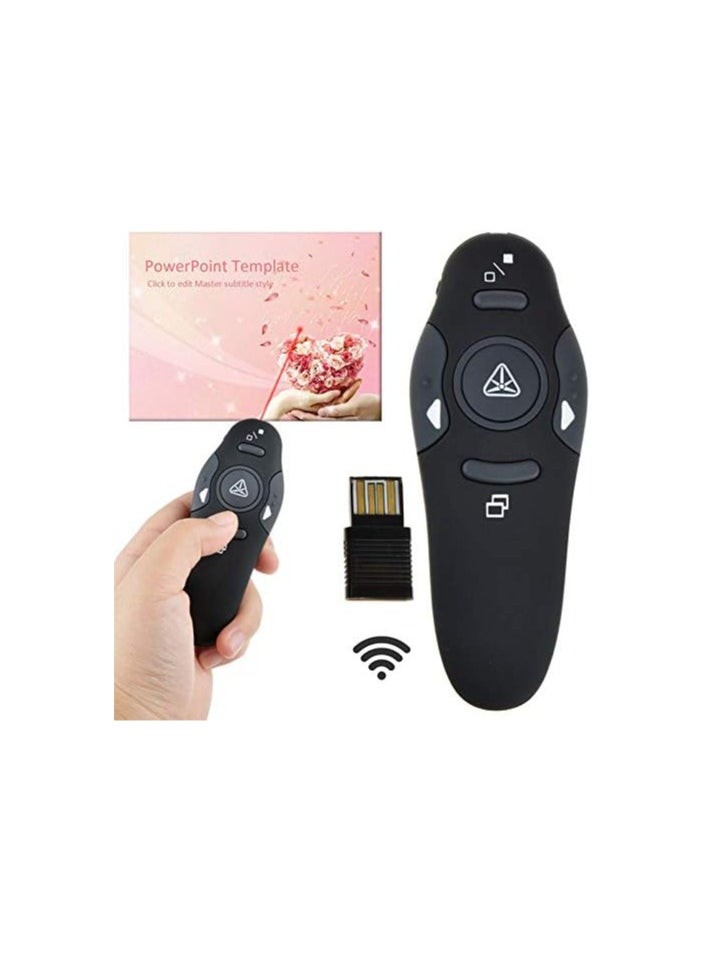 Generic - Wireless Pointer Pen Powerpoints Clicker USB 2.4G Presenter Presentation Remote Control Projector PPT Slides Pointing Pens - Image 1