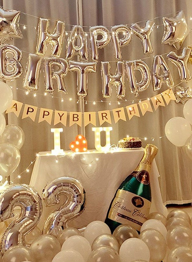 30-Piece Decorative Birthday Party Celebration Activities Inflatable Balloon Set - Image 2