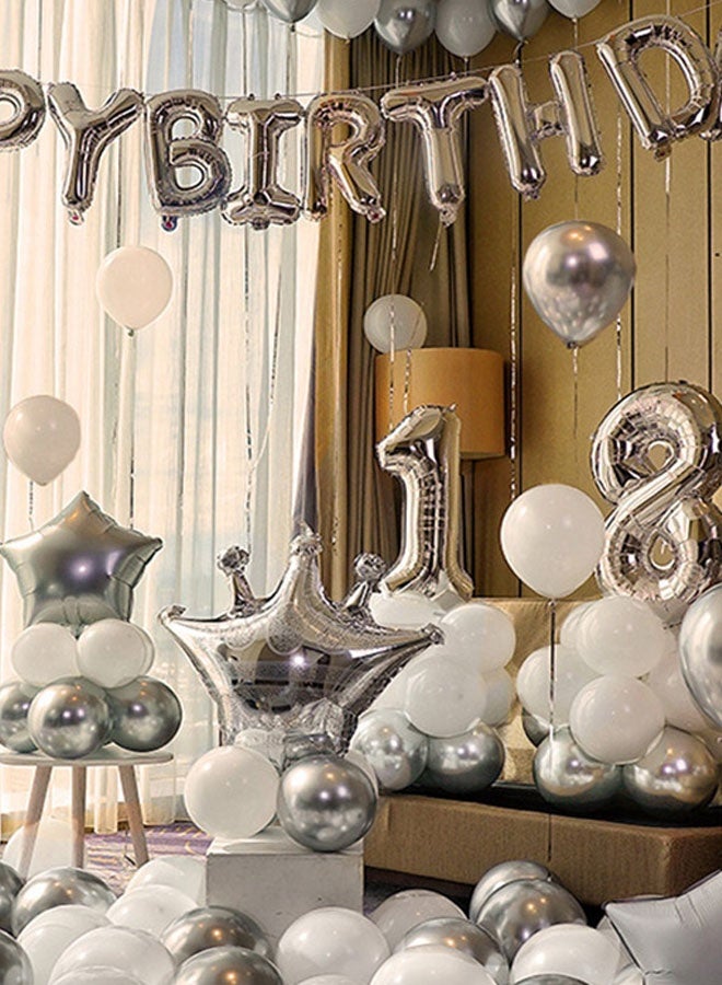 30-Piece Decorative Birthday Party Celebration Activities Inflatable Balloon Set - Image 3