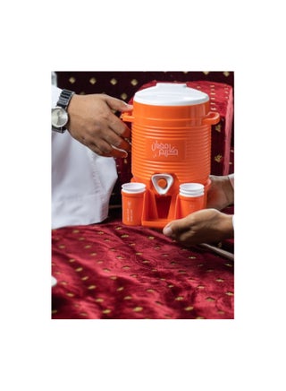 Al-Haram thermos, a unique piece inspired by the Holy Mosque, 2 liters, orange, removable sticker, Ramadan Kareem - pzsku/ZD79860923CB833B81E13Z/45/_/1709680307/1417478a-f857-4142-a95d-3f6f36a00699