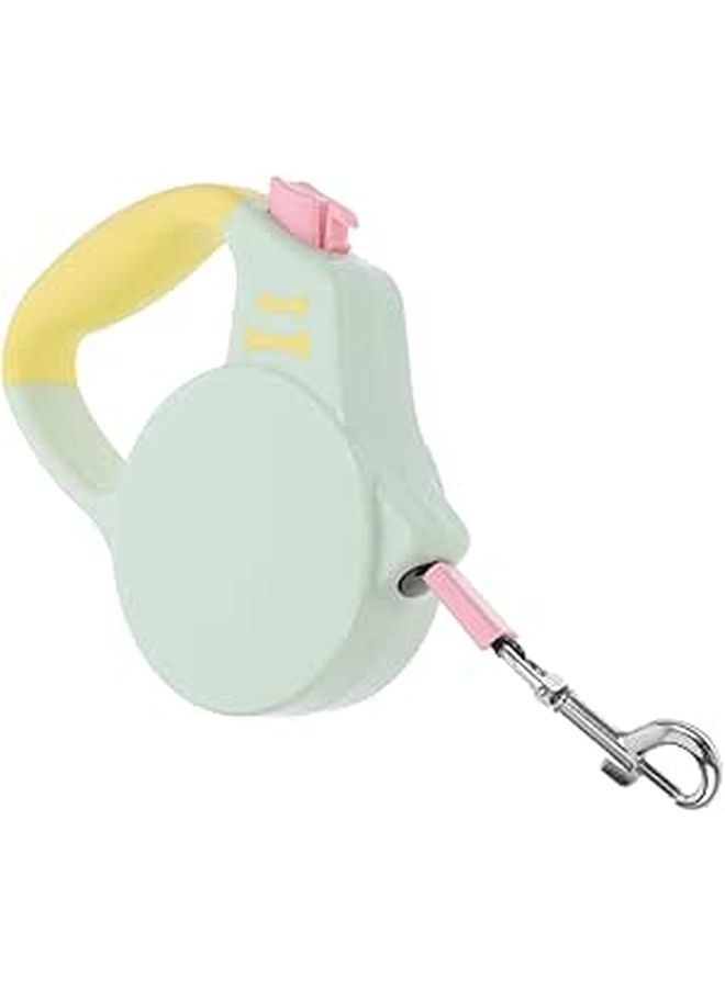 Retractable Dog Leash For Small Dogs Heavy Duty Portable Walking Leash With Colorful Floral Pattern Durable Material Convenient Operation For Outdoor Walks - Image 1