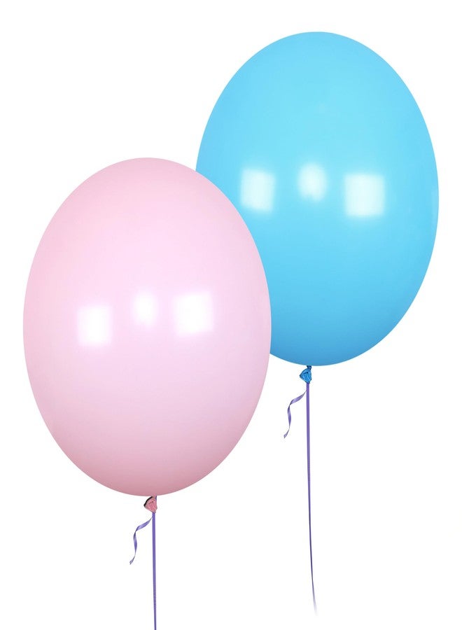 AZOWA 24 Inch Pink and Blue Balloon 10 Large Balloons for Wedding Birthday Baby Shower Decoration - Image 1