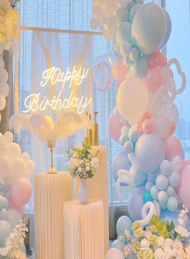 AZOWA 24 Inch Pink and Blue Balloon 10 Large Balloons for Wedding Birthday Baby Shower Decoration - Image 5