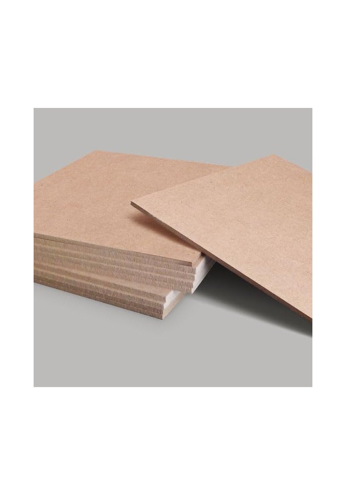 اي ار اس ألواح MDF من ARS - 40 × 50 سم، سمك 4 مم، ألواح خشبية هندسية ناعمة للأعمال اليدوية، والطلاء، والقطع بالليزر، والنجارة - عبوة من 5 قطع - Image 4