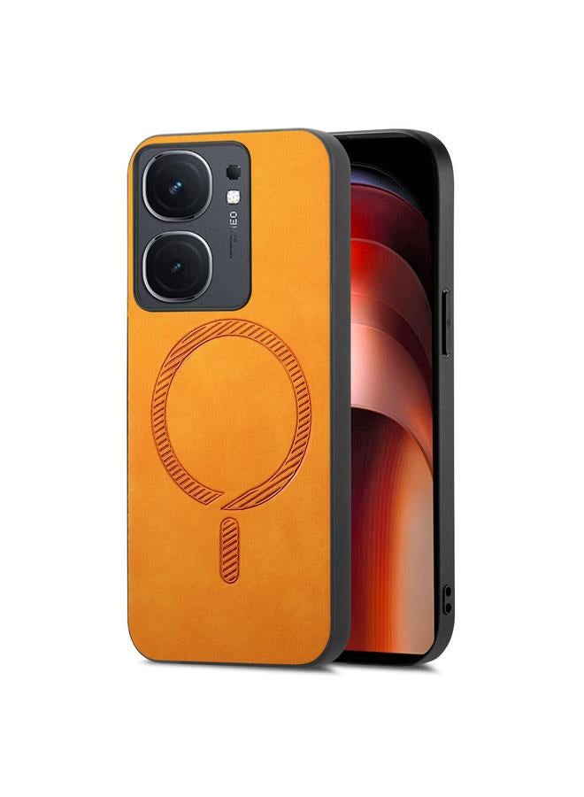 The Bros Case For vivo iQOO Neo9 / Neo9 Pro 5G Retro Magsafe Magnetic PU Back Cover Phone Case