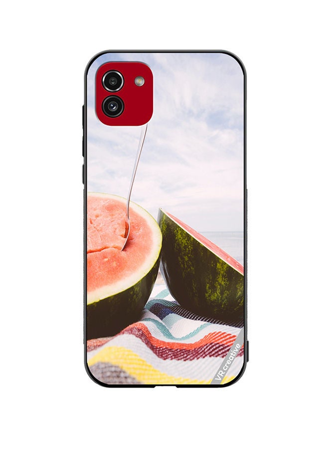 VR CREATIVE Protective Case Cover For Samsung Galaxy A03 Melonade Design Multicolour - Image 1