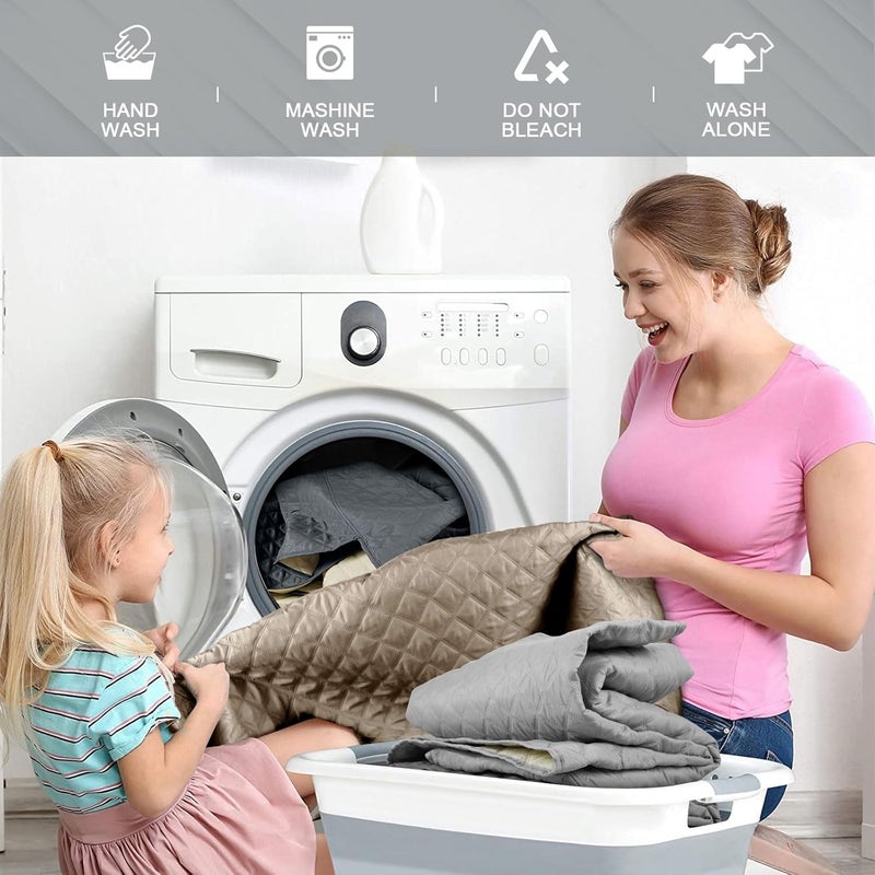 TAOCOCO Recliner Protectors CoverSlipcover for Recliner ChairRecliner Chair Slip Cover for PetsChair Cover Protect for Pets with Elastic StrapWashable Dark Grey - Image 5