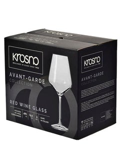 Krosno Krosno Avant-Garde Wine Glass 490ML set of 6 Gift Box.  - Image 4