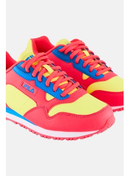 FILA Women Cress Color Block  Lace Up Outdoor Shoes, Multicolor  - Image 2