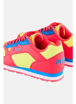FILA Women Cress Color Block  Lace Up Outdoor Shoes, Multicolor  - Image 3