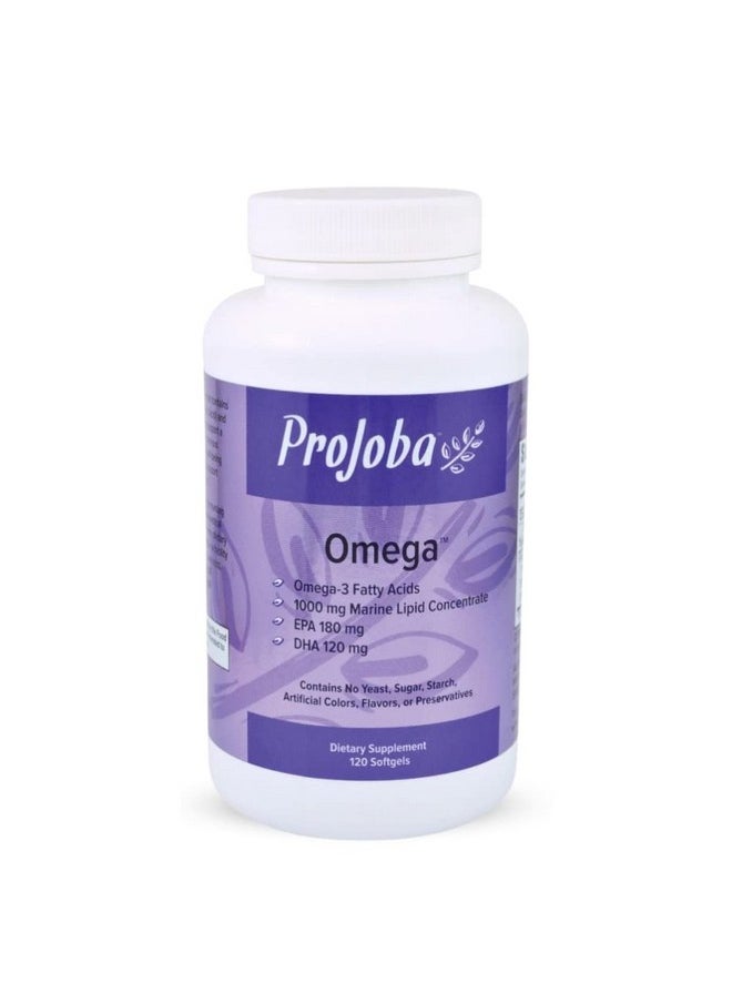 youngevity Youngevity Projoba Omega™ - 1000 mg Omega-3 - High-Potency - 180 EPA & 120 DHA to Promote Brain and Heart Health - Non-GMO - Preservative Free (120 Servings)  - Image 1