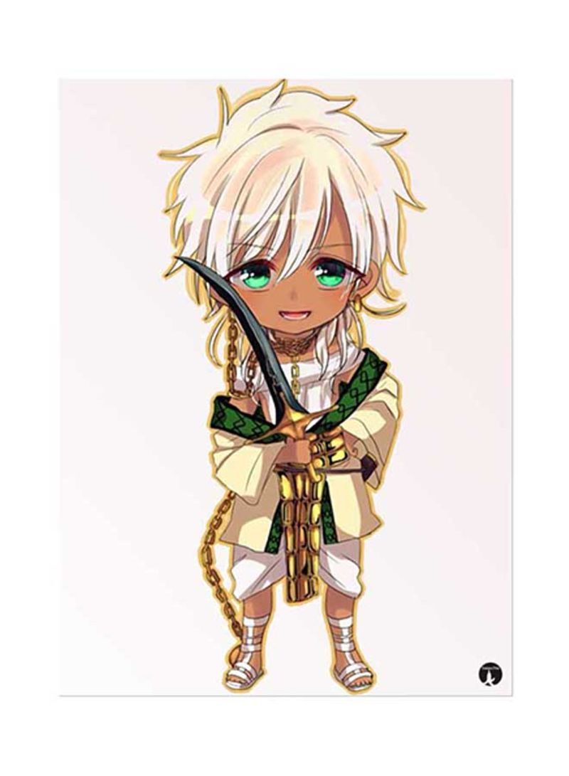 RKN Anime Magi Metal Plate Poster Multicolour 15x20centimeter