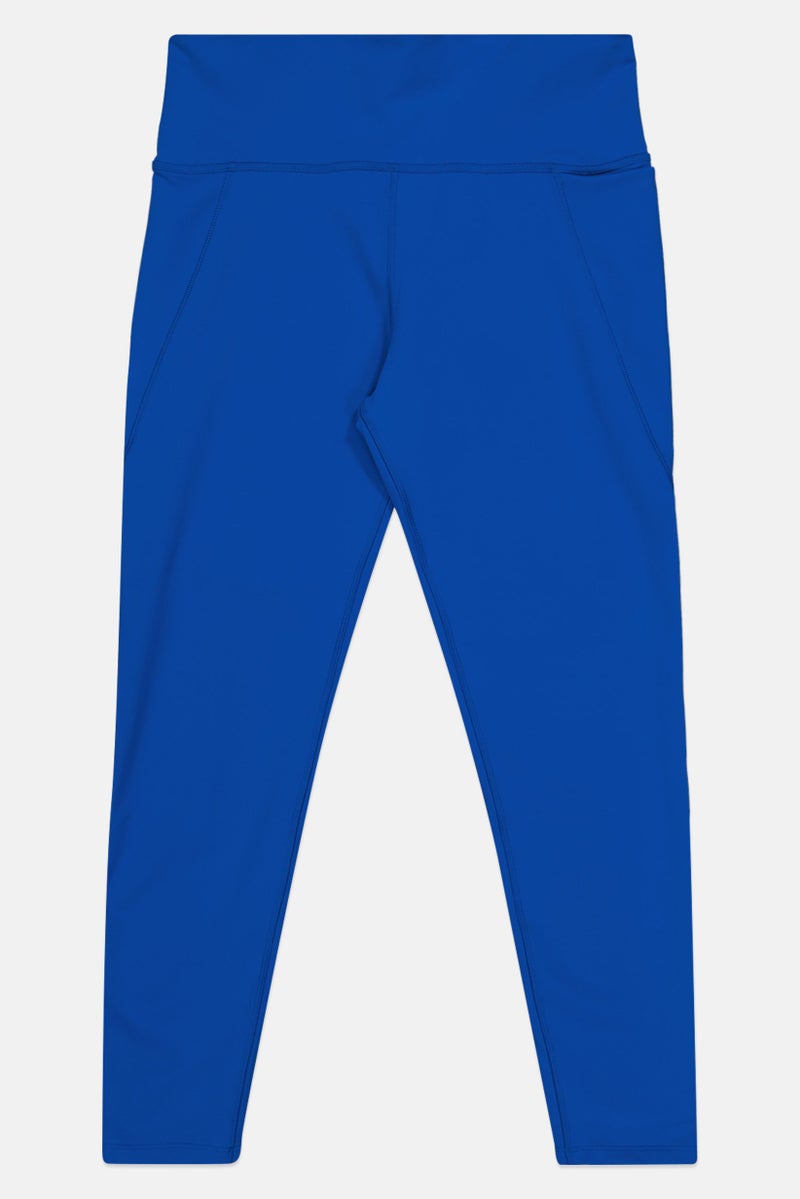 Reebok Women Sportswear Fit Training Leggings, Blue - Image 2
