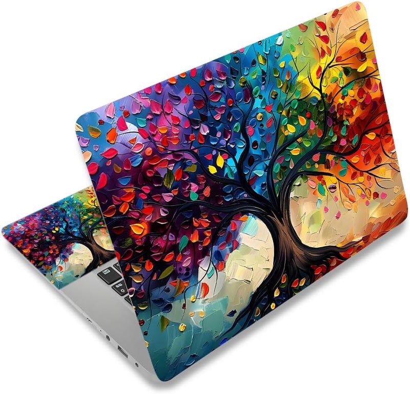 ARS Laptop Skin Sticker Decal for 12"–15.6" Laptops, Waterproof Vinyl Cover Protector for Notebook PC, Removable Decorative Laptop Sticker with Free 2 Wrist Pads, Universal Fit for MacBook, HP, Dell, Lenovo - Image 1