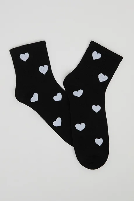 R&b 3 Pack Patterned Crew Socks